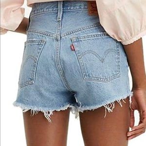 Levi’s women’s 501 high waisted shorts